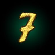 vector golden figure N36
