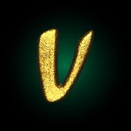 vector golden figure N44