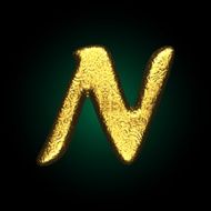 vector golden figure N50