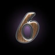 vector metal and wood figure N5