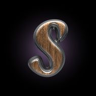 vector metal and wood figure N18