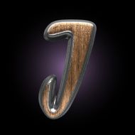 vector metal and wood figure N25