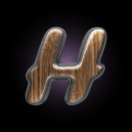 vector metal and wood figure N27