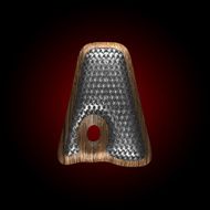 vector metal and wood figure N68