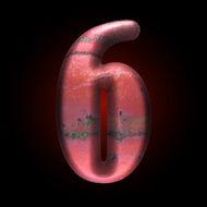 Vector old metal letter N3
