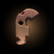 Vector old metal letter N121