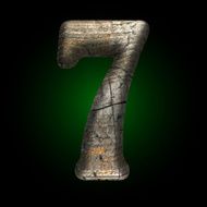 Vector wooden figure N3