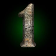 Vector wooden figure N9