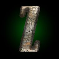Vector wooden figure N11