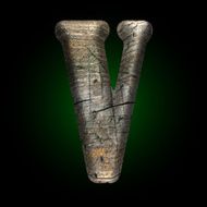 Vector wooden figure N15