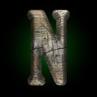Vector wooden figure N23