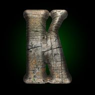 Vector wooden figure N25