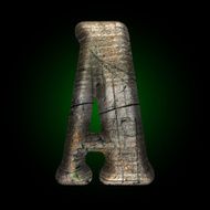 Vector wooden figure N34