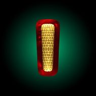 vector velvet letter with gold N28