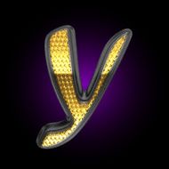 vector silver figure with gold N12