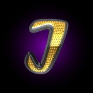 vector silver figure with gold N25