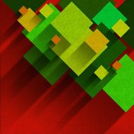 Overlapping Squares - Velvet Background