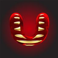 vector velvet letter N5