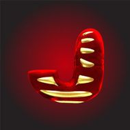 vector velvet letter N14