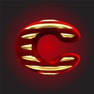 vector velvet letter N20