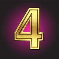 vector golden figure N80