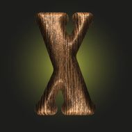 Vector wooden figure N68