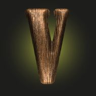 Vector wooden figure N70