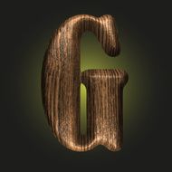 Vector wooden figure N78