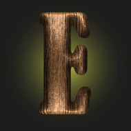 Vector wooden figure N80