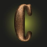Vector wooden figure N81