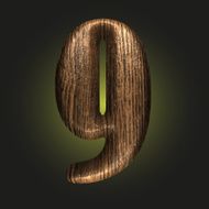 Vector wooden figure N82
