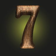Vector wooden figure N84