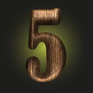 Vector wooden figure N85