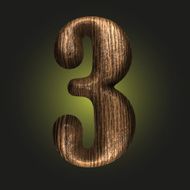 Vector wooden figure N87