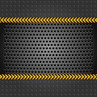 Metallic background template perforated iron sheet