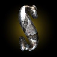 vector old stone letter N42
