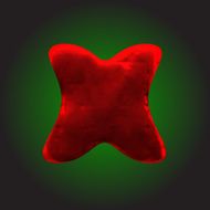 vector red clay figure N3
