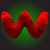 vector red clay figure N4