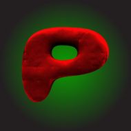 vector red clay figure N11