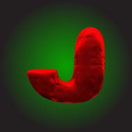 vector red clay figure N17