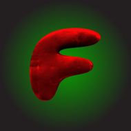 vector red clay figure N21