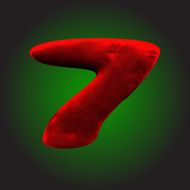 vector red clay figure N29