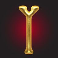 vector golden figure N84
