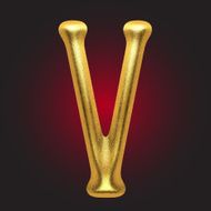 vector golden figure N87