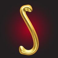 vector golden figure N90