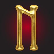 vector golden figure N95