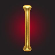 vector golden figure N100