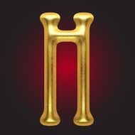 vector golden figure N101