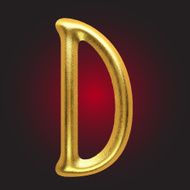 vector golden figure N104