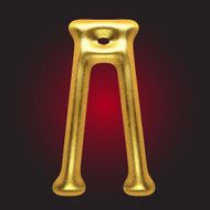 vector golden figure N106